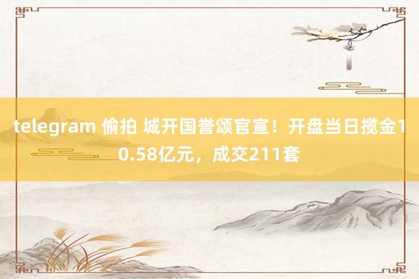 telegram 偷拍 城开国誉颂官宣！开盘当日揽金10.58亿元，成交211套