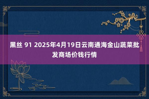 黑丝 91 2025年4月19日云南通海金山蔬菜批发商场价钱行情